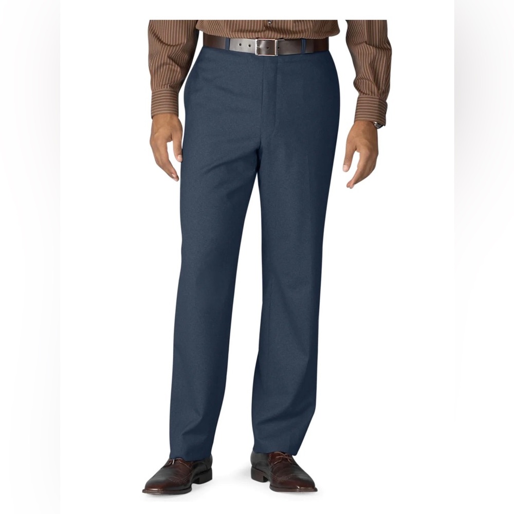 Lauren by Ralph Lauren Men's dress pants, NWT, 38x30, flat front, wool, Navy